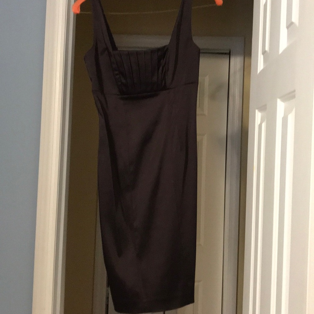 Calvin Klein Rich brown satin dress
